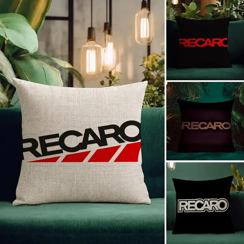 Brand RECARO Cushion Cover Natural Linen Pillowcase Set All-in-One Decor Cushion Cover for Sofa Bedroom Chair