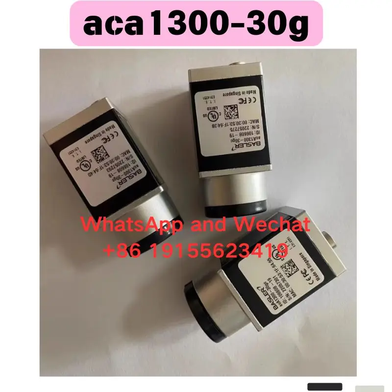 Used aca1300-30g Industrial camera Functional test OK Fast delivery