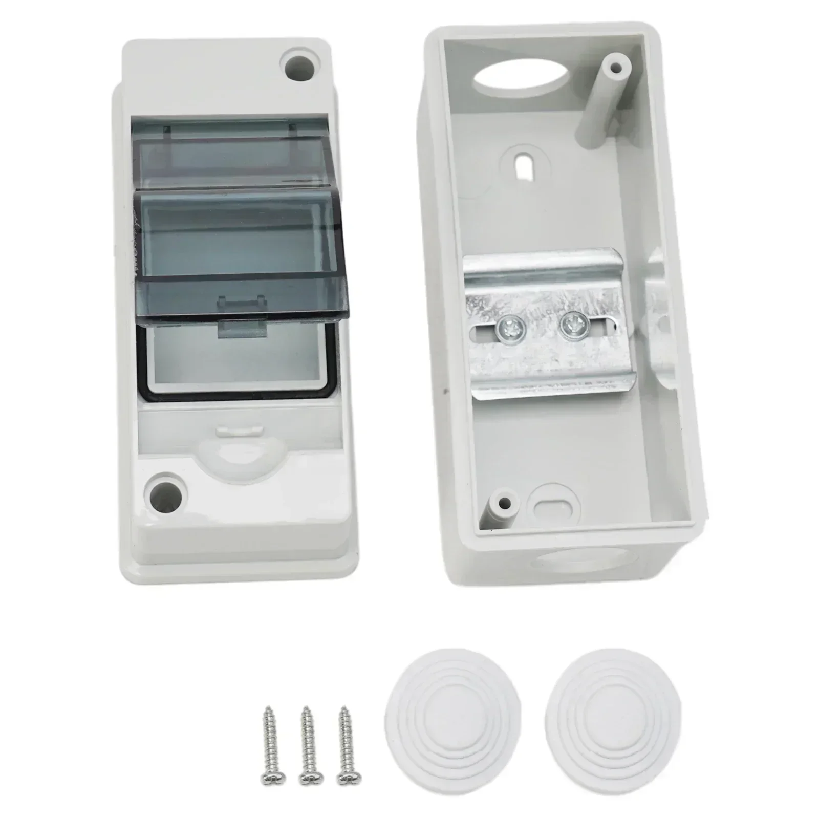 Distribution Box Combination of Durability and Wiring Design for Distribution Box with Transparent Cover and Accessories