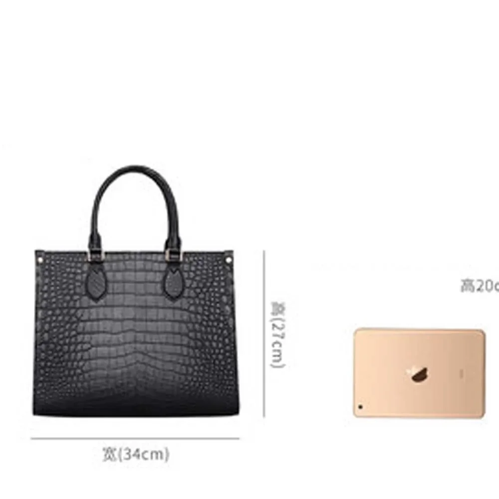 hanlante women Tote bags  crocodile  Female bag  Shopping bags new  crocodile women handbag