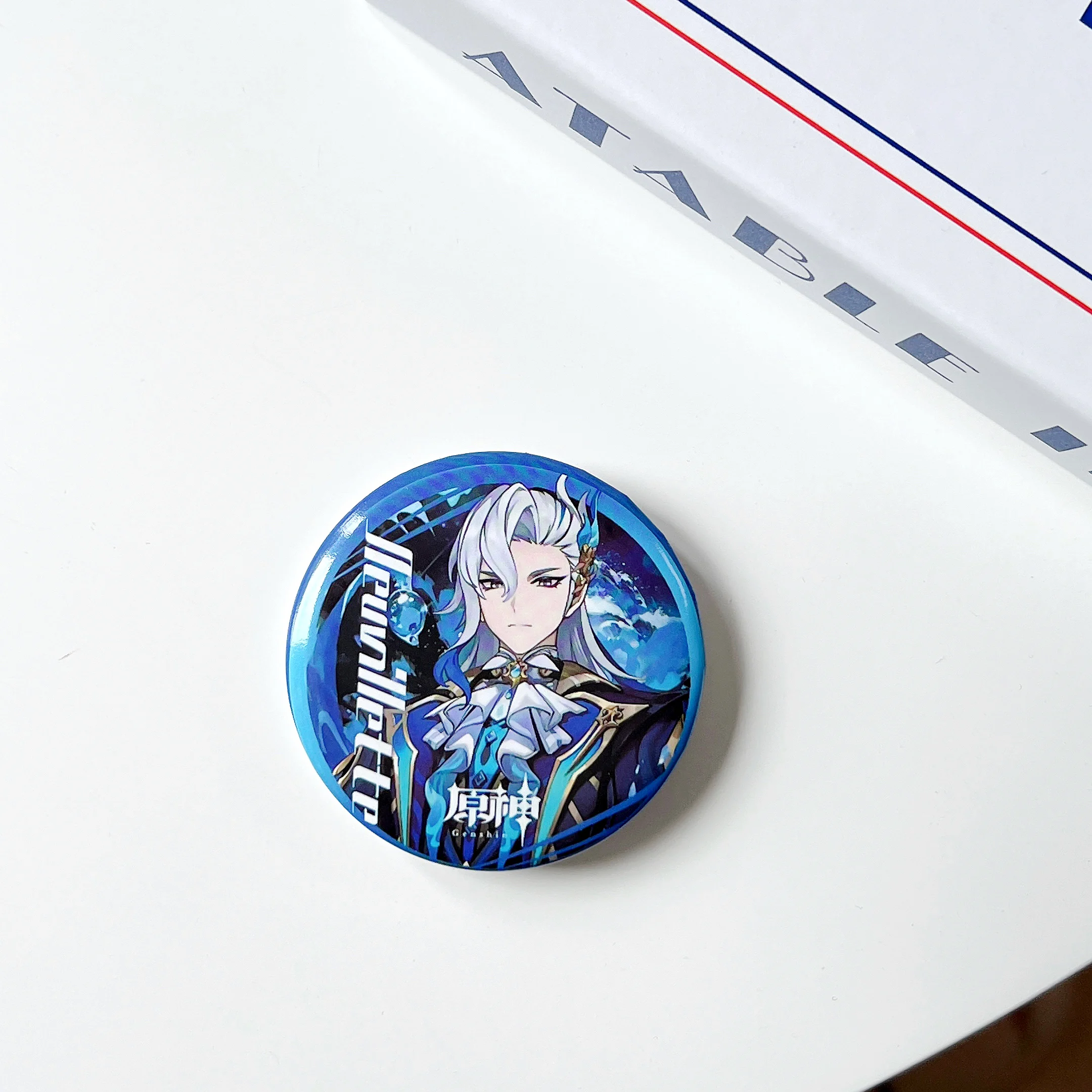 Новая металлическая магнитная подставка Genshin Impact Ins, с глобальной популярной продукции, очень любимая каждый