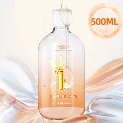 500ml riscaldamento lubrificante sessuale olio lubrificante personale lubrificante a base d'acqua sesso Gay vaginale anale Gel del sesso orale per donne adulte uomini 18 +