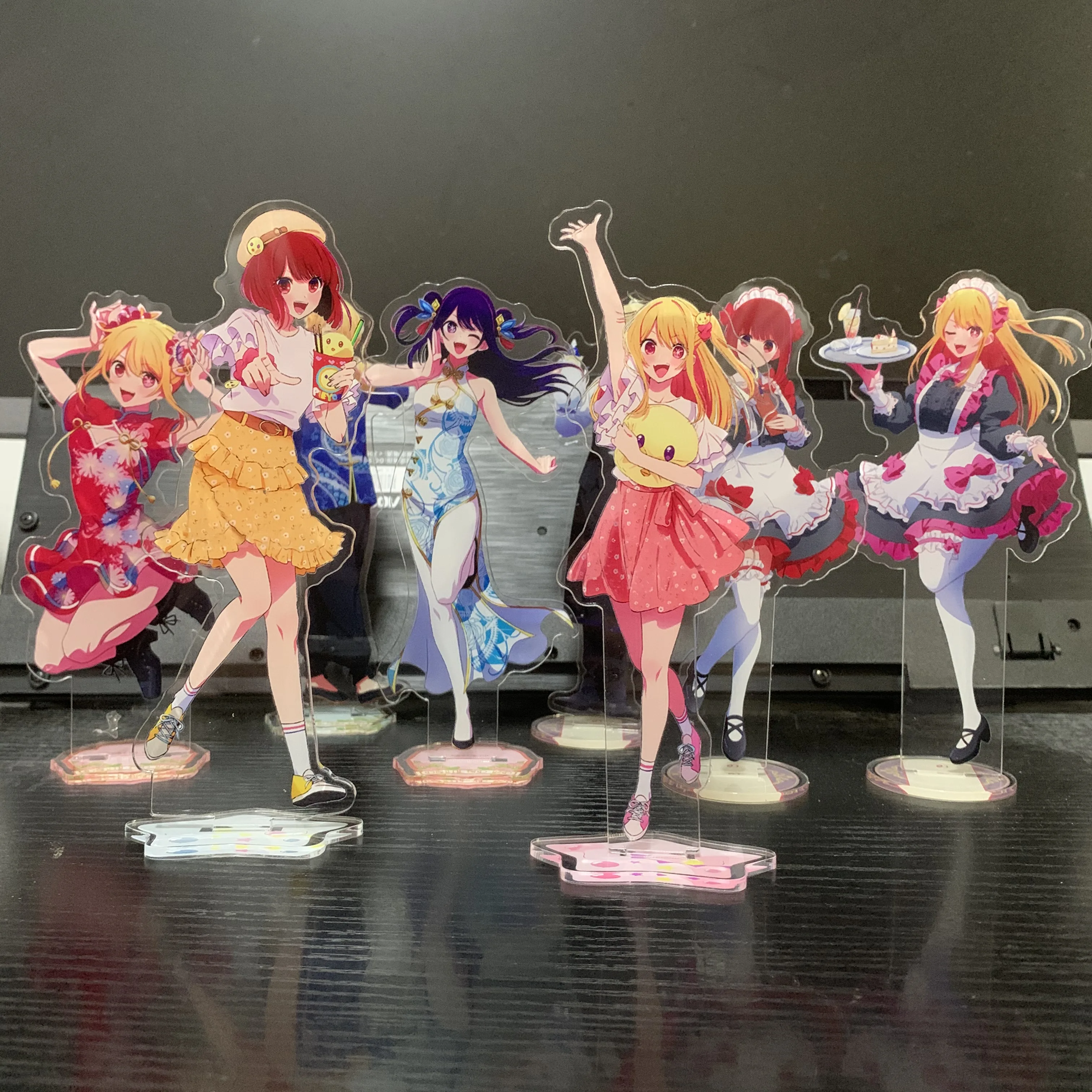 Japan Anime Oshi no Ko Figures Hoshino Akua Hoshino Rubii Hoshino Ai Cosplay Chinese Style Acrylic Stand Model Fans Xmas Gifts