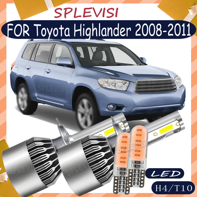 

Easy Installation No Wiring Confusion High-Performance Waterproof H4 LED headlight For Toyota Highlander 2008 2009 2010 2011