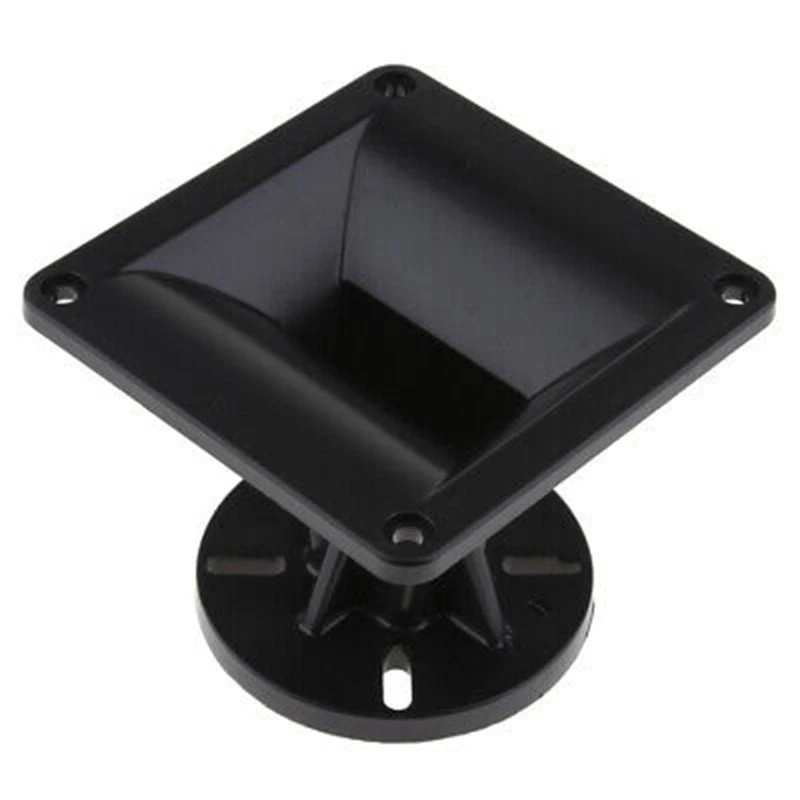 120X120MM Car Tweeter Horn Speaker Flat Mouth Tweeter Horn Speaker Base Stage Speaker Tweeter Connection Seat