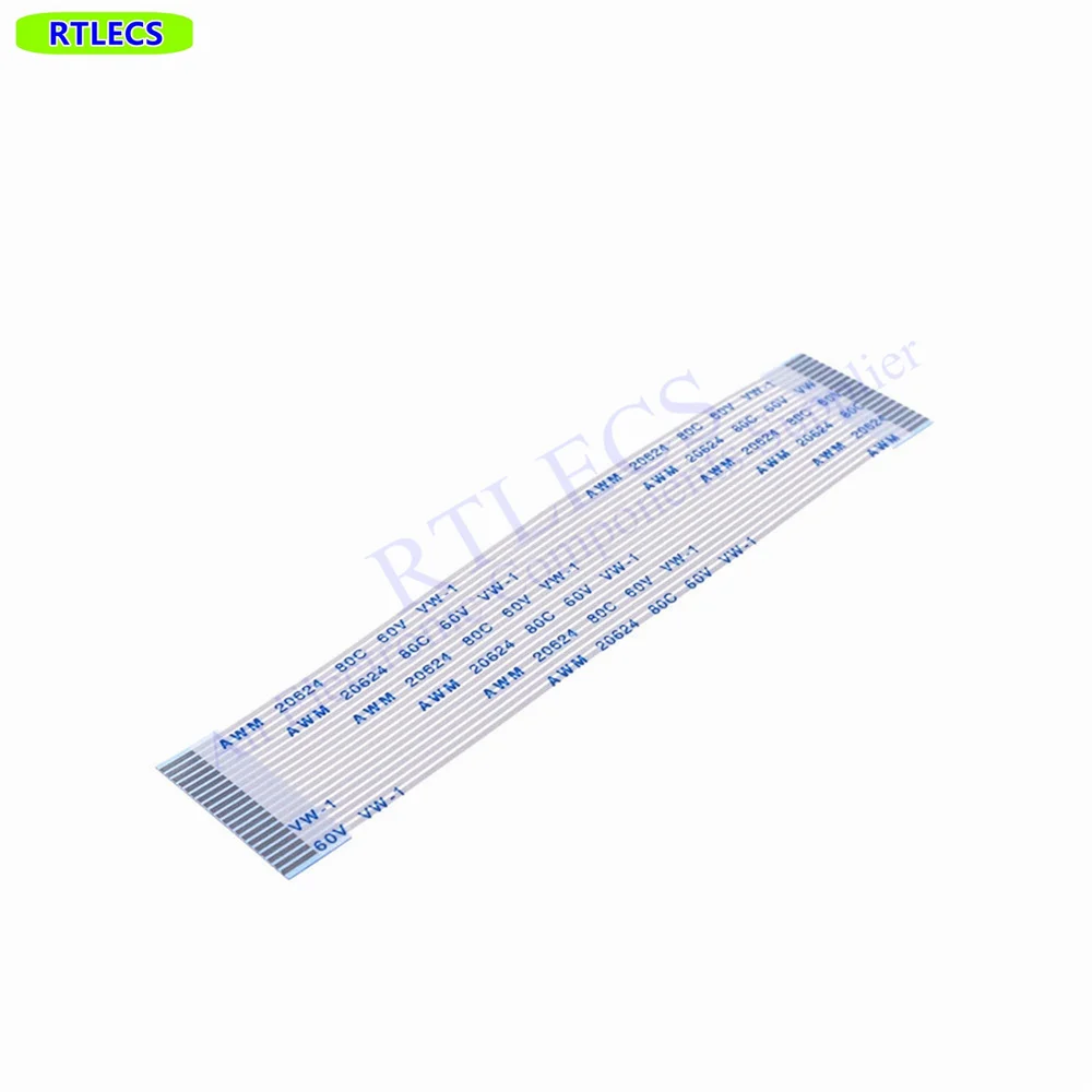 100pcs 20 PIN 1.0 mm Pitch Flexible Flat Cable FFC Same Ends Length 45 50 60 70 80 100 120 150 200 250 300 400 450 500 600 800mm