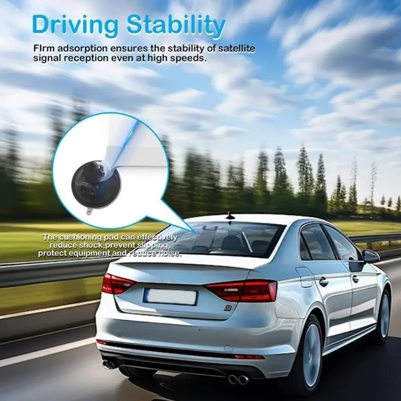 

652F Suction Cup Mount Holder For Mini Satellite Auto Mounting Bracket With Strong Suction Cups For Easy Setup And Stability