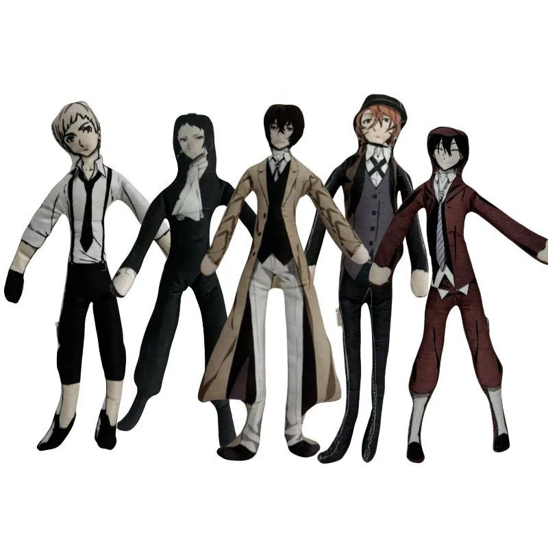 

Bungo Stray Dogs аниме Dazai Osamu Nakajima Atsushi плюшевая кукла игрушка тело проволочный скелет экшн-кукла украшение для комнаты периферийные устройства подарок