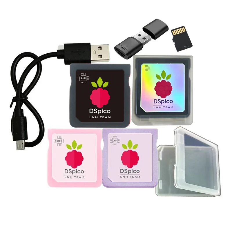 Image of DSPico Flashcart mit Kabel DS Pico Neuer Cart für ALLE DS/DSi/3DS/2DS Enthält einen Kartenleser, ein Kabel und eine Plastikhülle