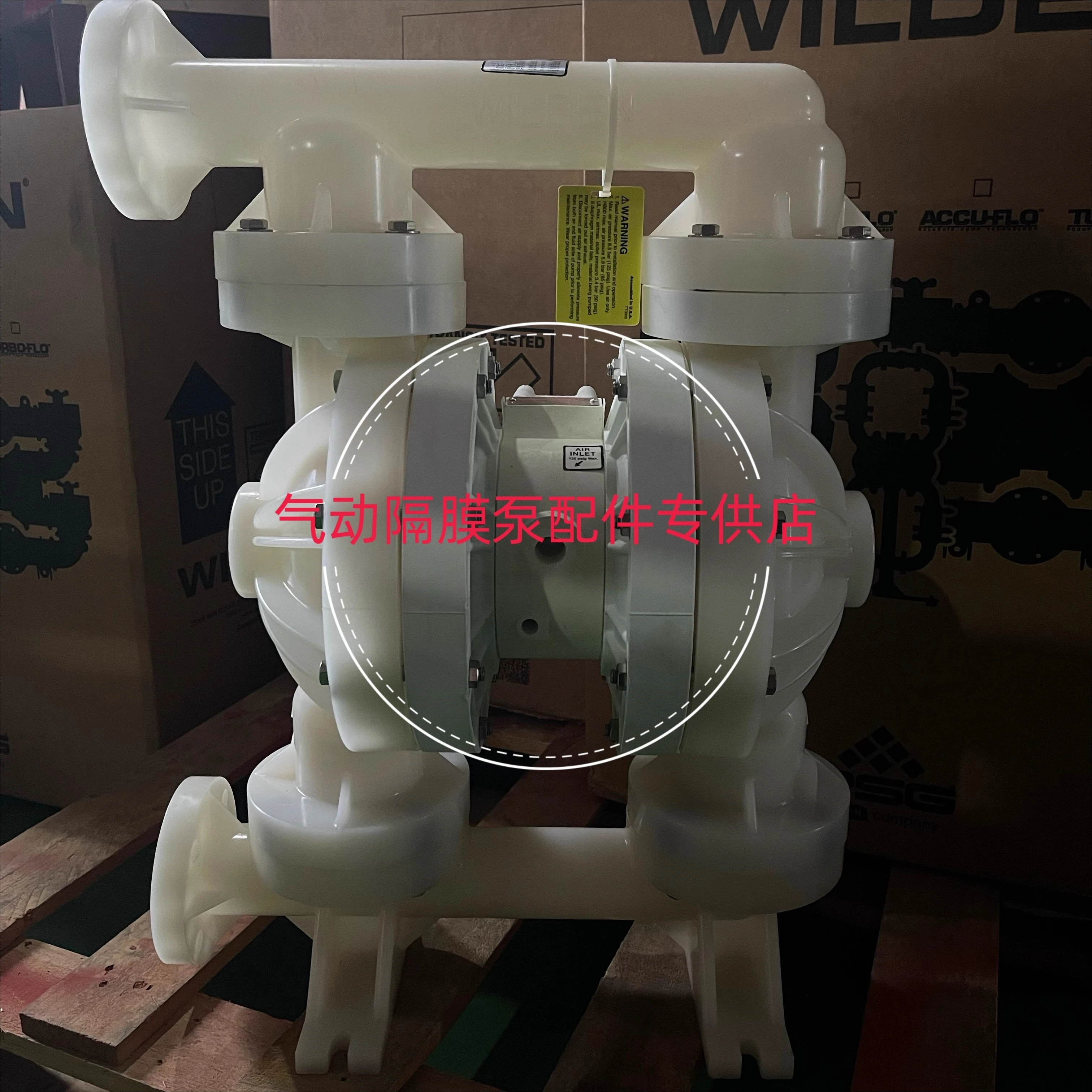 

Пневматический мембранный насос P400, полипропилен, винил, фторид, устойчивость к кислоте и химической промышленности.