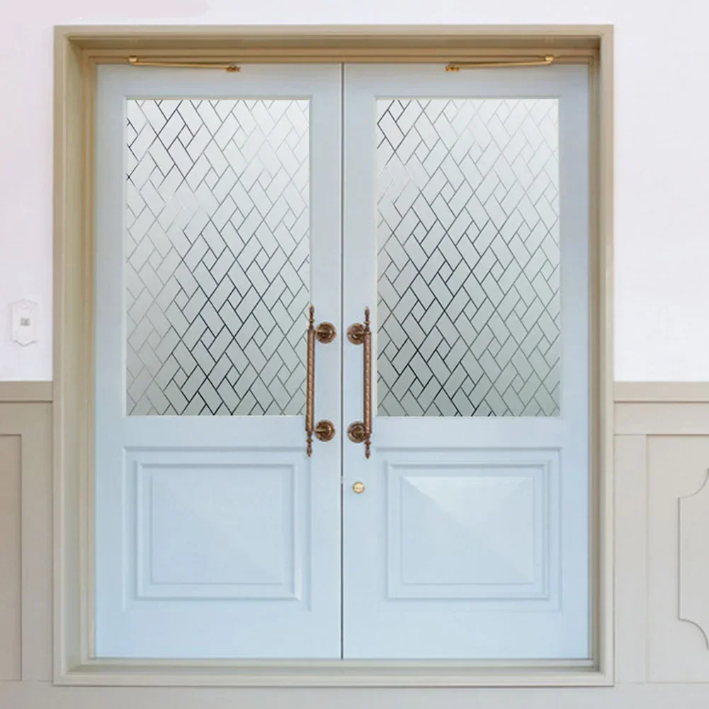 45*100cm Static Glass Sticker Bedroom Window Sticker Glass Window Clings Home Decoration Window Decals Bathroom