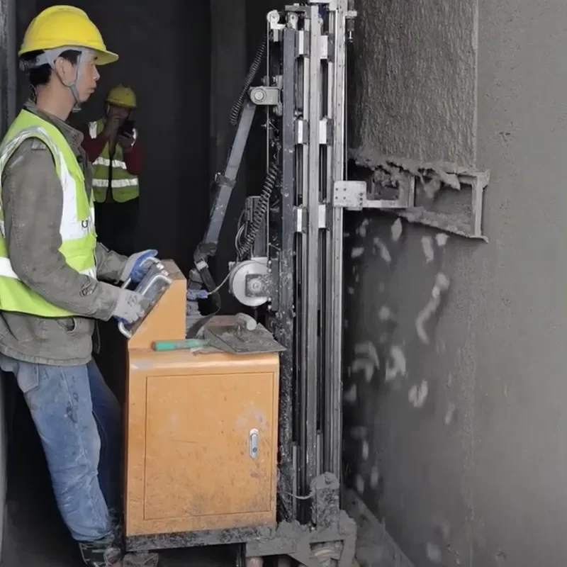Crusher Painter Wall Plastering Machine Wall Render Equipment Automatic Wall Plaster Machine for Sale