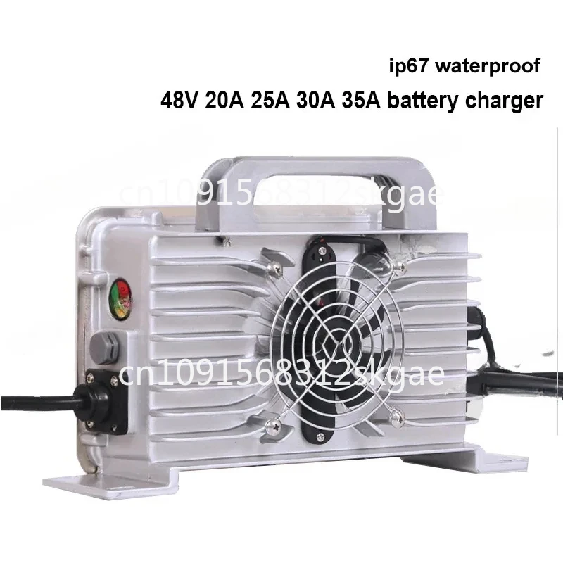 IP67 waterproof 48V 30A charger 54.6V 25A 58.4V 35A 58.8v 50.4V Smart Charger for lithium ion battery lifepo4 LTO li ion polymer