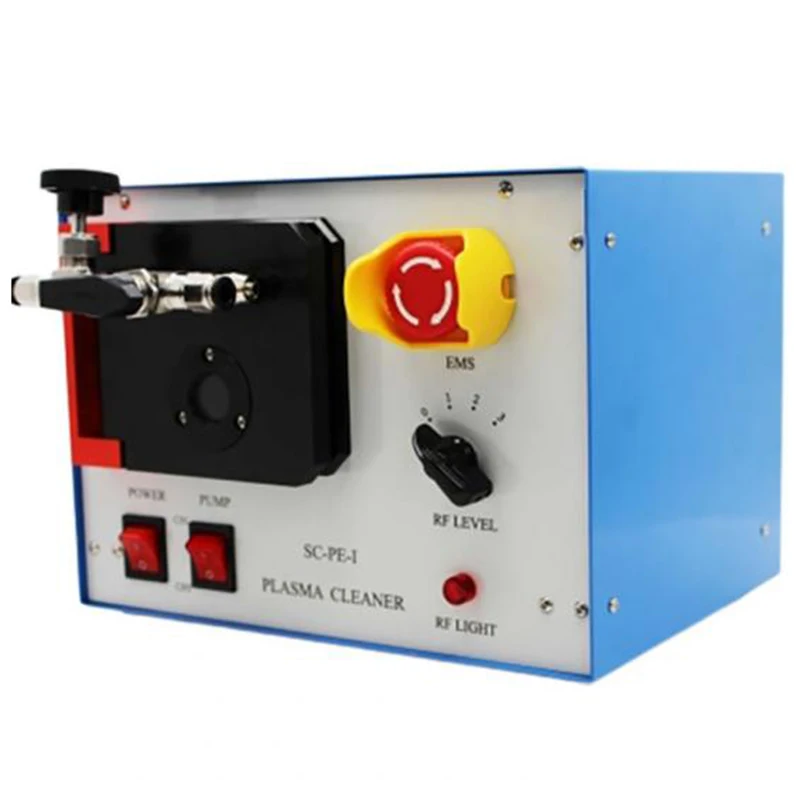 Laboratory 50W Plasma Cleaner Cleaning Machine Optional Flow Meter and Pressure Gauge Head for Perovskite Solar Cell Research