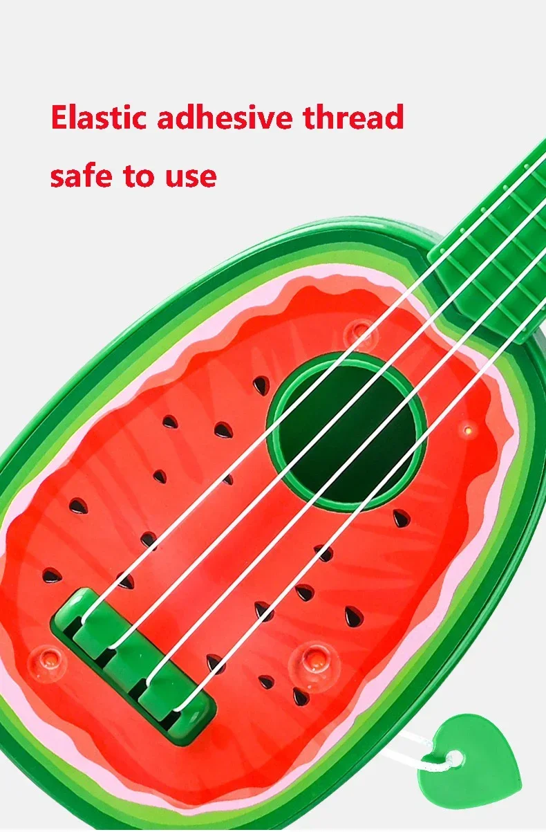 Hot Kids Gitaar Muziekinstrument Ukelele Muzikaal Montessori Speelgoed voor Kinderen Leren Educatief Kerst Verjaardagscadeau