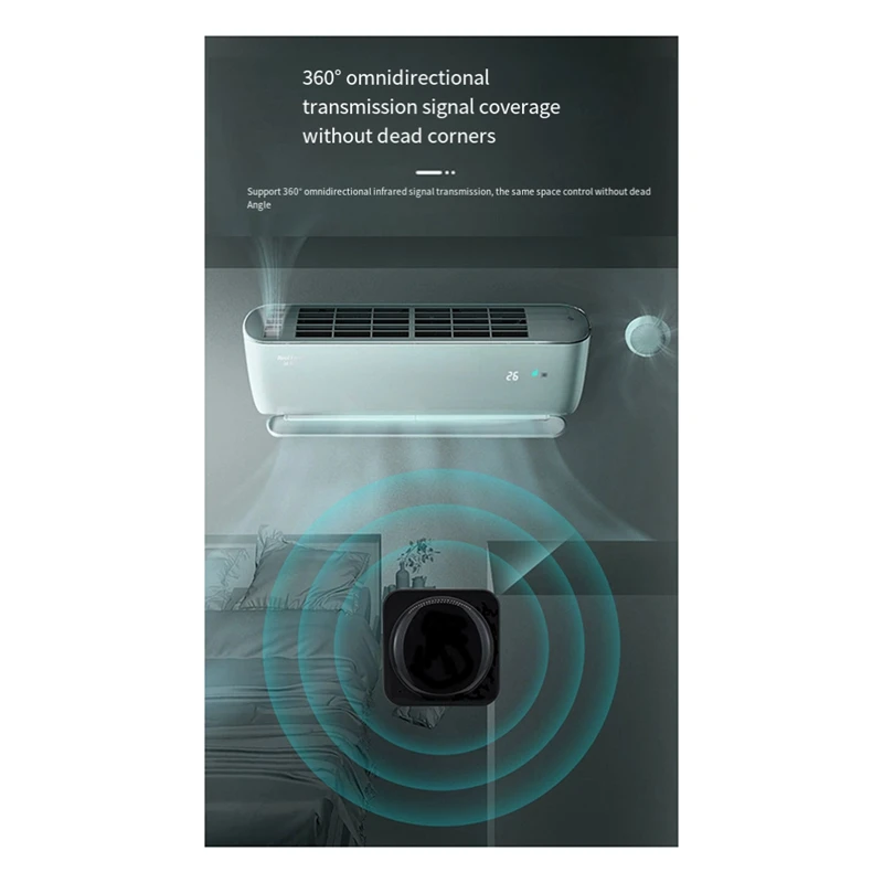Smart Air Conditioner Remote Smart Wifi Remote Control Smart Devices For Home IR Remote With Voice Control Reusable Easy To Use