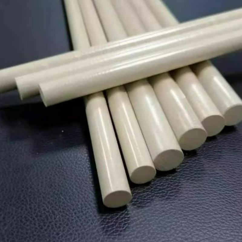 High Temperature Resistance Diameter 6/8/10/12/15/20/25/30/35/40/45/50mm PPS Round Bar Polyphenylene Sulfide Rod High Hardness