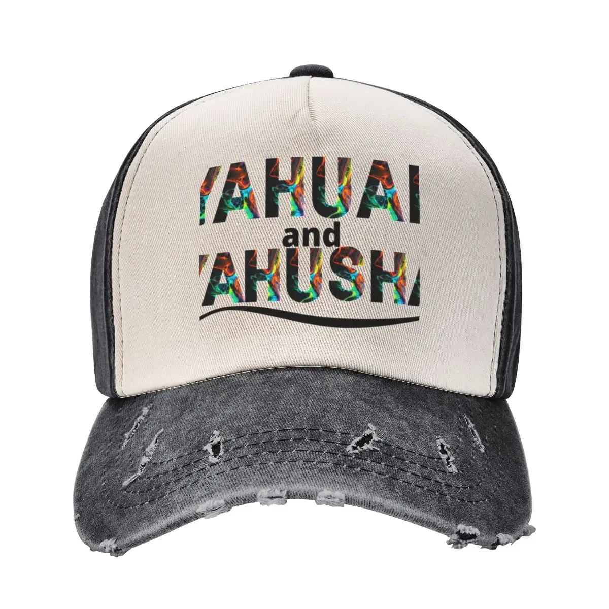 

Yahuah and Yahusha (black multi) Baseball Cap black birthday custom caps fishing caps man Ladies Men's