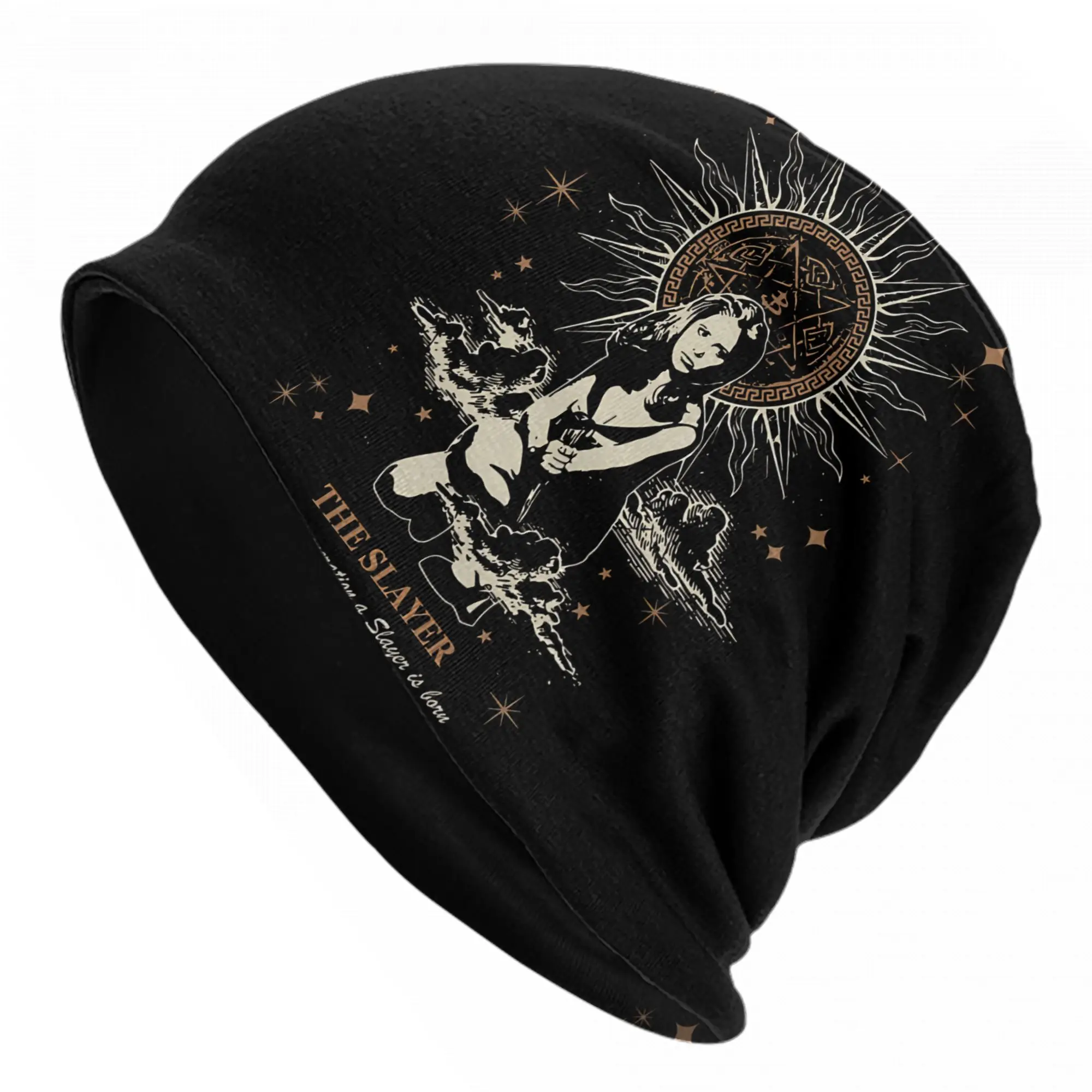 Buffy The Vampire Slayer Vintage Bonnet Hats Autumn Winter Outdoor  Skullies Beanies Hats Unisex Warm Thermal Elastic Cap