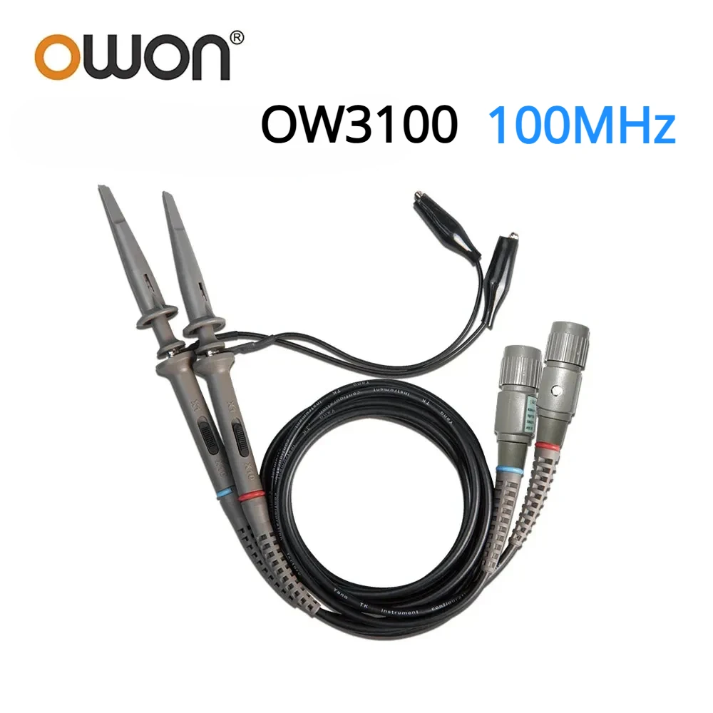 Imagem -02 - Owon Ow3200 Ow3100 Ow3070 Ow3300 Sondas de Osciloscópio Digital 200mhz 100mhz 70mhz Largura de Banda para Osciloscópios da Série Xds Hds200