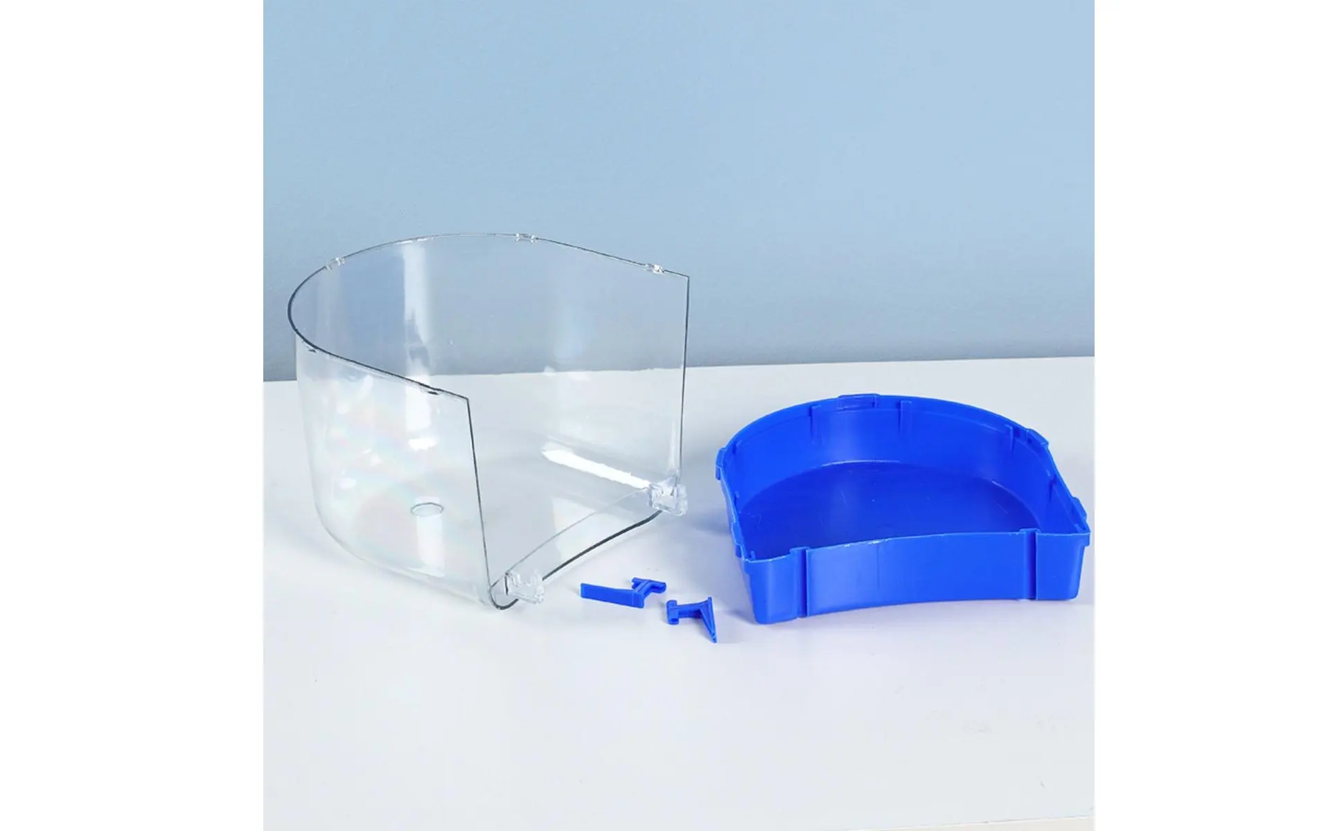 Bird Bathing Box Easy to Install Bird Shower Box Enclosure Accessory Non Pet Supply Removable Drawer