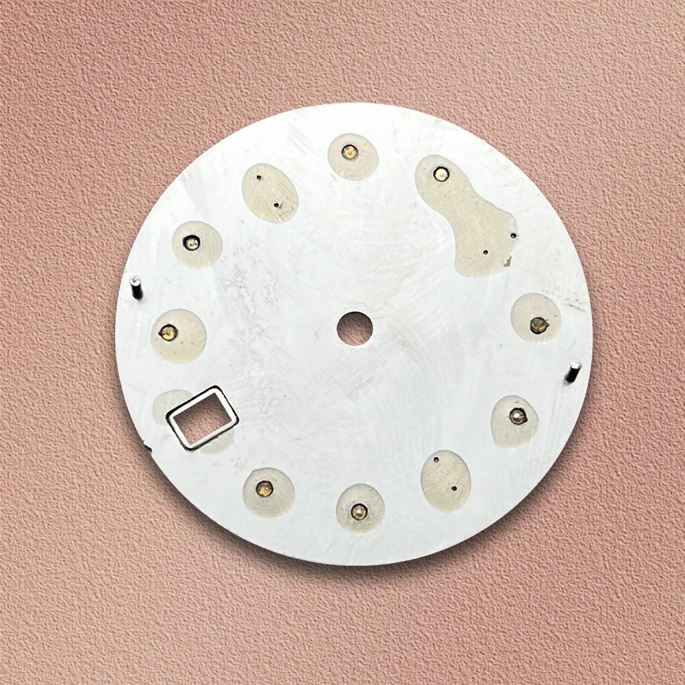 28.5mm S Logo Carbon Fiber Dial Fit NH35/NH36/4R/7S Movement Green Luminous Diving High-Quality Watch Modification Accessories