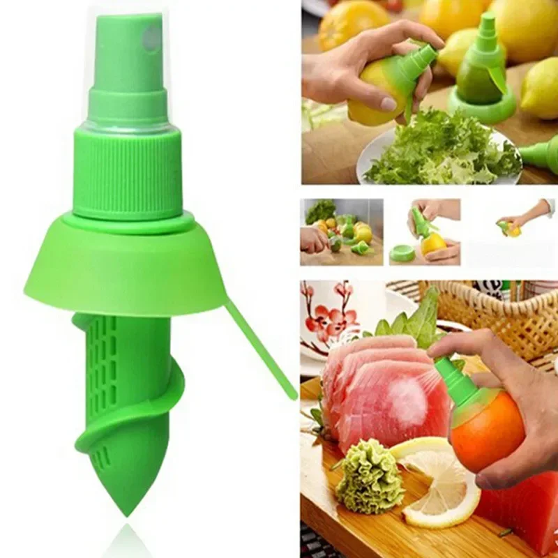 Orange Juice Squeeze Juice Juicer Lemon Spray Mist Orange Fruit Squeezer Sprayer Kitchen Cooking Tool 1PC