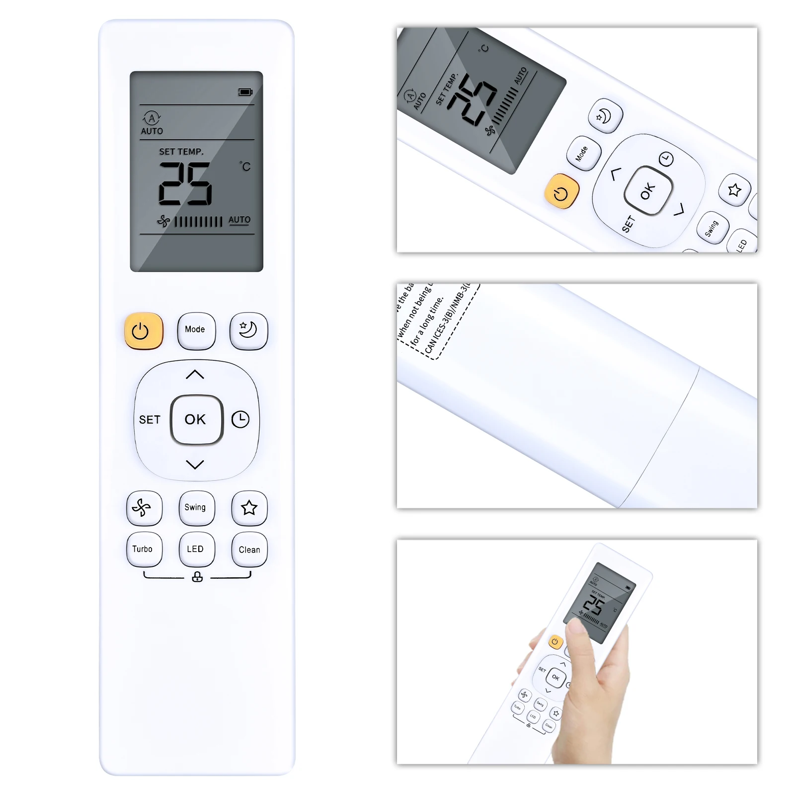 미디어 에어컨용 RG10B(D)/BGEF 리모컨, RG10B1(D)/BGEF, 신제품