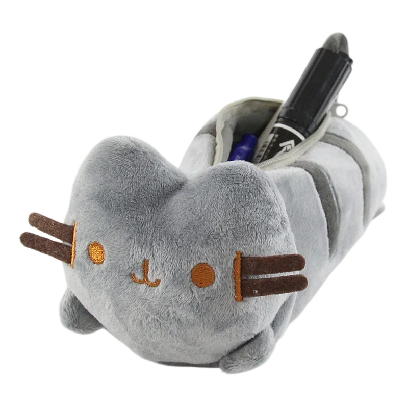 Niedliches Pusheen-Federmäppchen, Cartoon-Motiv Dicker Kater, Große Kapazität, Schüler-Schreibwaren-Aufbewahrungstasche, Mehrzweck-Reise-Kosmetiktasche, Geschenke – Detail 4