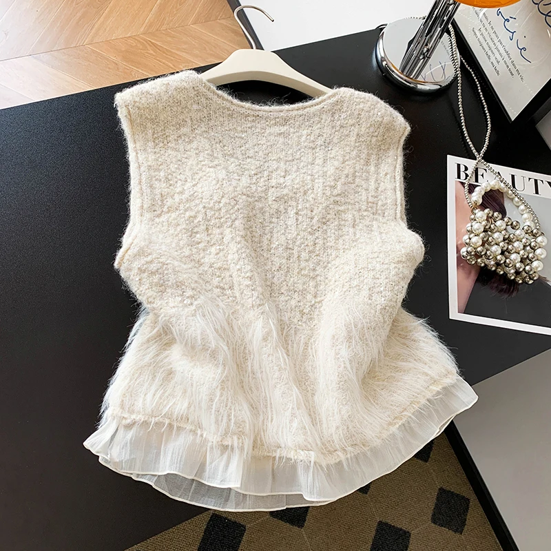 패셔너블 여성 니트 스웨터 디자인 센세이션 오버헤드 소프트 슬레 뉴 2025 엘레-룩 울 카메레 스웨터