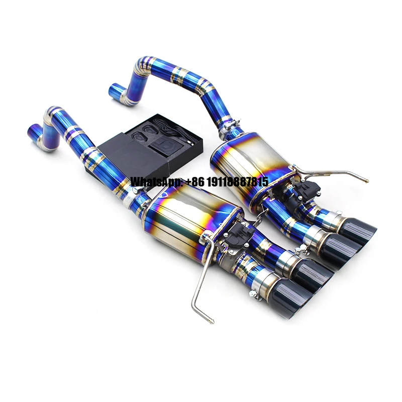 

OEM Valvetronic Axle Exhaust Pipe for Chevrolet Corvette C7 6.2L 2014-2019 Racing Titanium Muffler with Control System