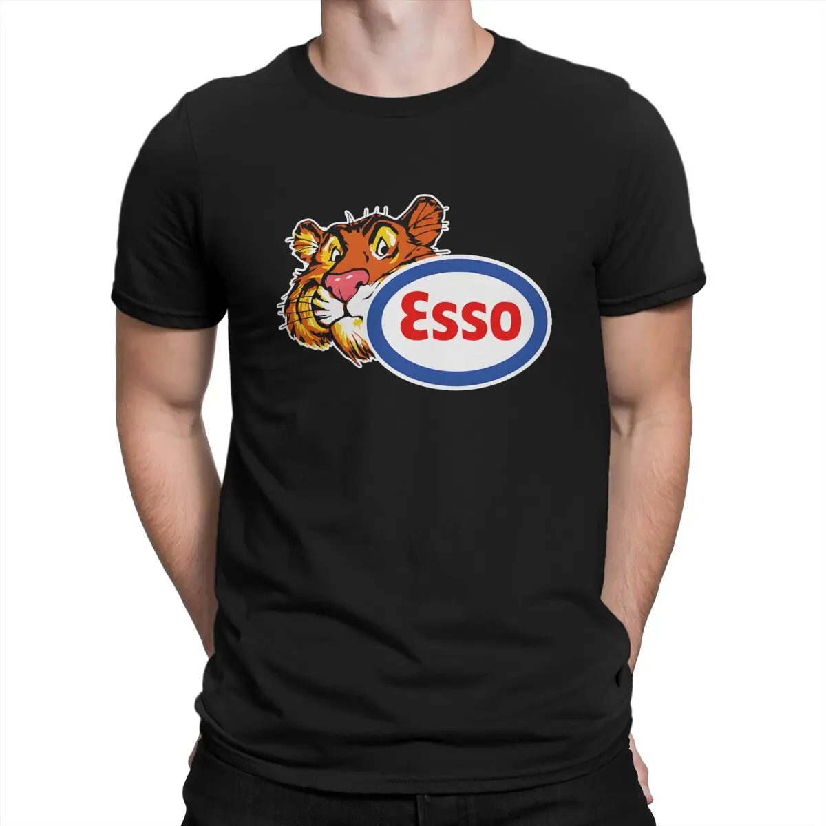 

Amazing Men TShirt Esso O Neck Short Sleeve 100% Cotton T Shirt Funny Top Quality Gift Idea