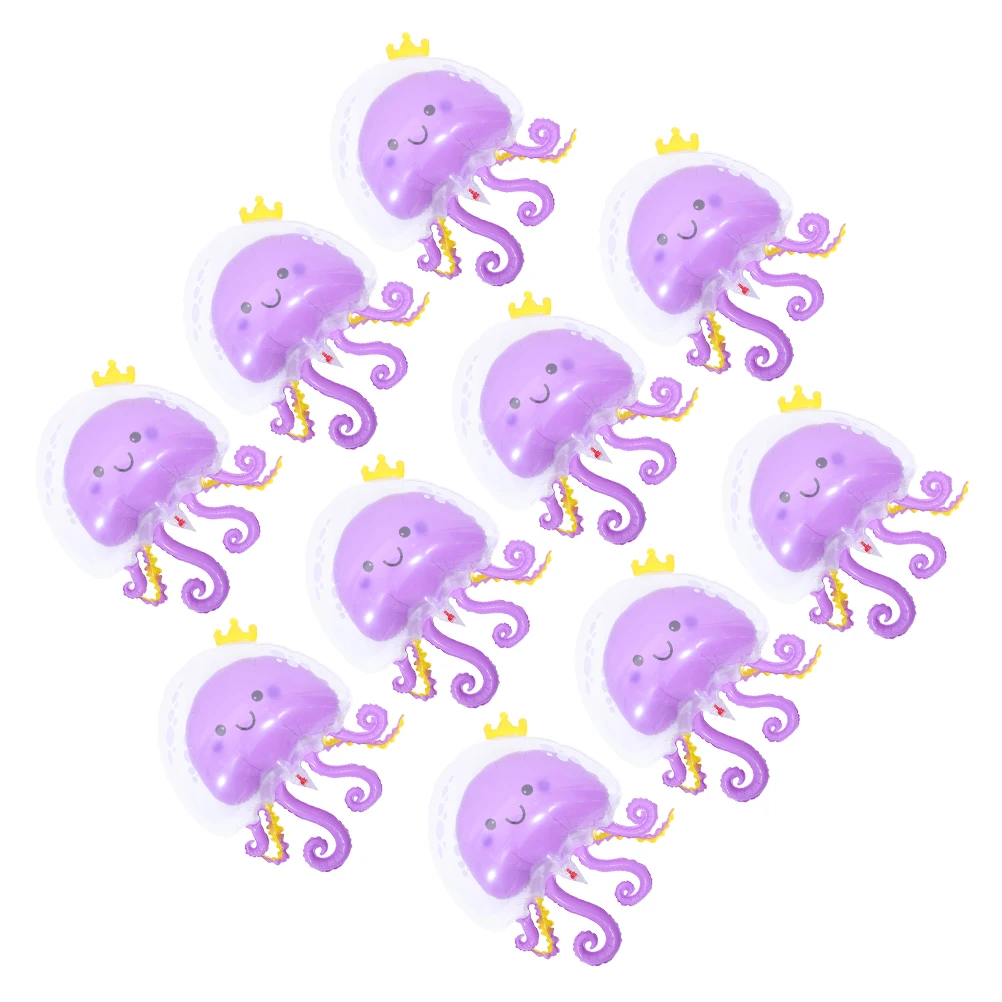 

10pcs Jellyfish Balloon Bright Color Sea Themed Party Decorations Birthday Baby Shower Anniversary Festive Supplies