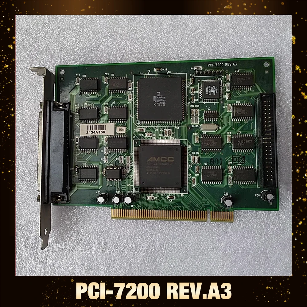 For ADLINK PCI-7200 REV.A3 51-12001-0B20 Digital I/O Card Data Acquisition Card