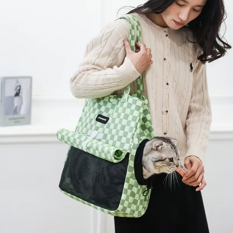 Pet Cat Carrying Bag Cat Travel Shoulder Backpack Pet Portable Windproof Backpack Can Be Exposed Bag