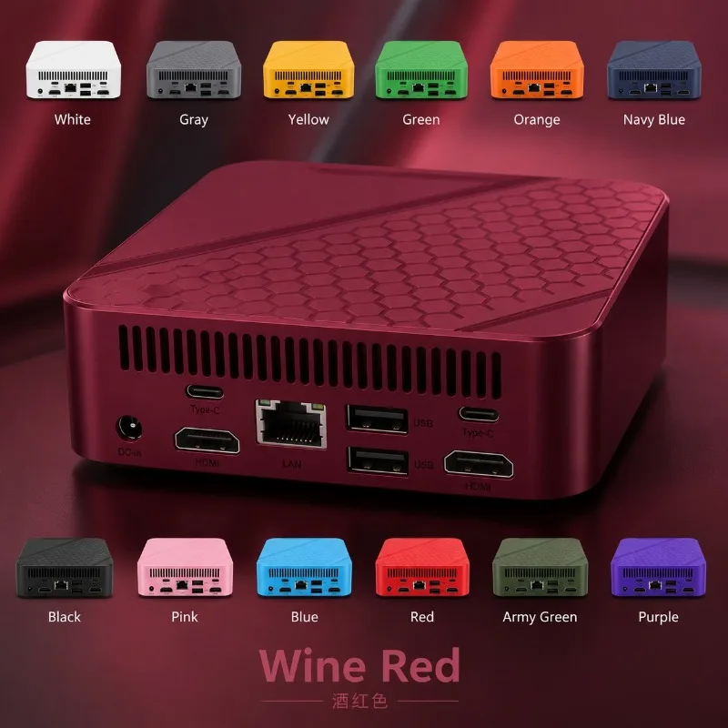 2026 Hot Ultra Compact Core N150 Mini PC Multi 13 Shades 16GB RAM 1/2TB SSD BT5.2 WiFi6 Win11 4K Mini Desktop