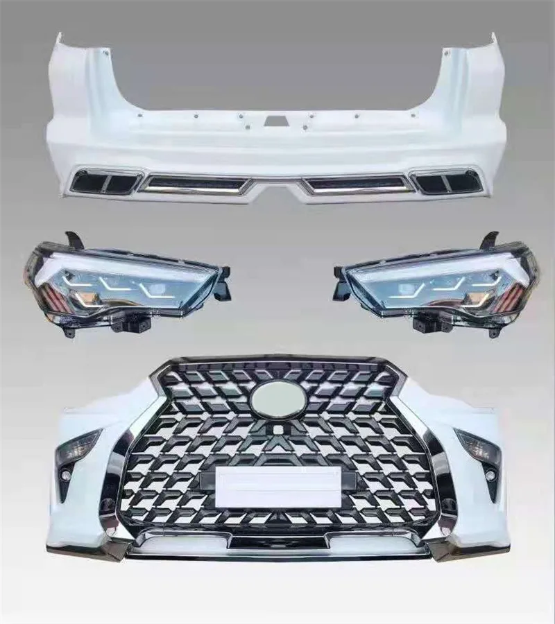 ABS body kit with Headlight front bumper SUV accessories For Toyota 4Runner body kits 2014-2021