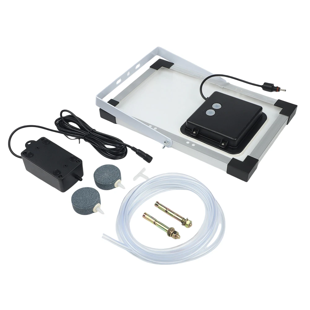 Solar Powered Pond Oxygenator 5W Oxygen Pump for Fish Tank Aquarium Featuring Adjustable Solar Panel and Maintenance