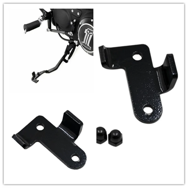 Motorcycle Jiffy Stand Extension Kits For Harley Sportster XL883Iron 1200N X48 72V XL1200T  XL1200C XR model 2007-2022