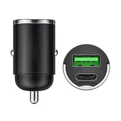 100W Car Charger Fast Charging Cigarette Lighter Hub Adapter Dual Ports Digital Display USB A C Type-C Charging Splitter