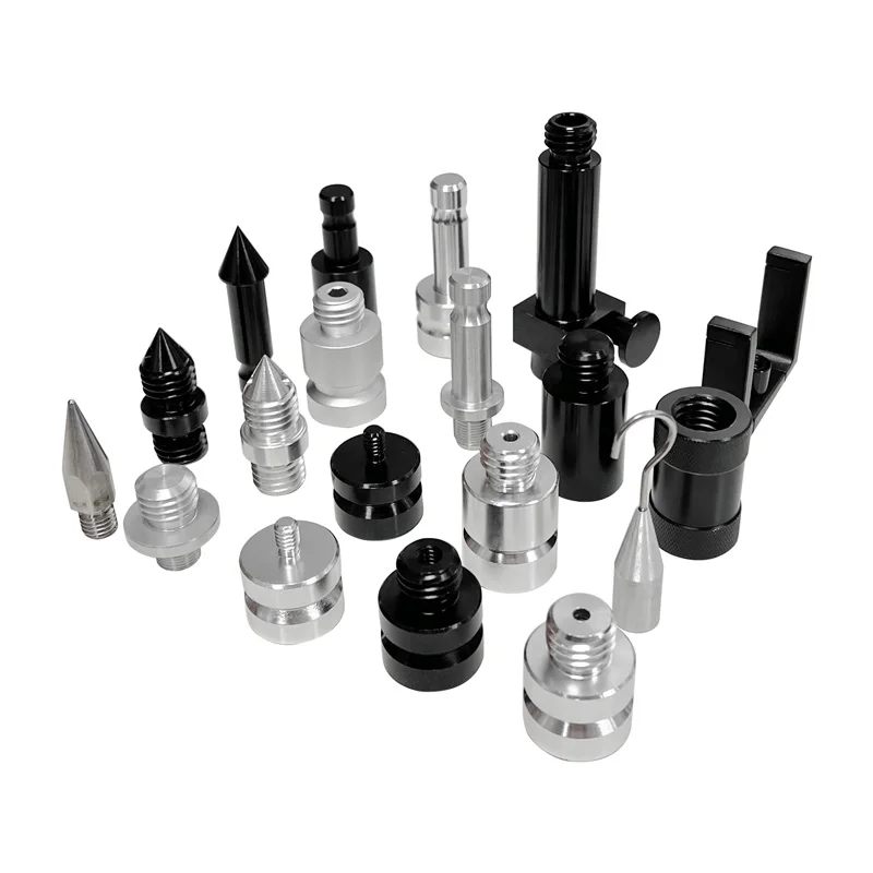 Prism Adapters 5/8 1/4 3/8 1/8 Inch M8 M10 Aluminum Adapter Connecting Screw for Prism GPS Centering Pole Measuring Accessories
