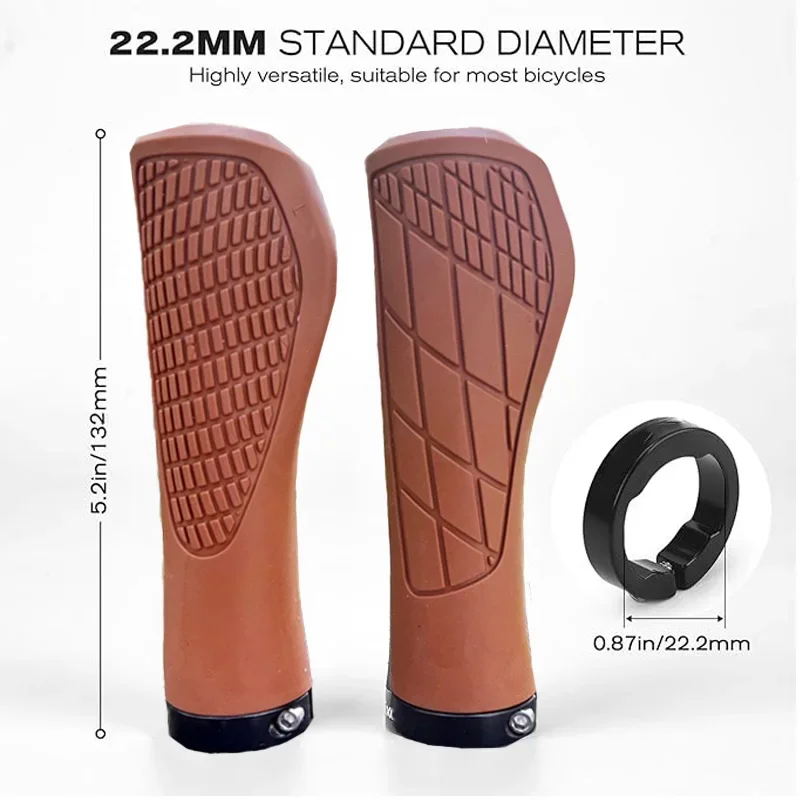ODI Rubber Meatball Lock-on Grips for Mountain Bike Anti-slip Shock-Absorbing Cycling Handgrips for Folding Bike