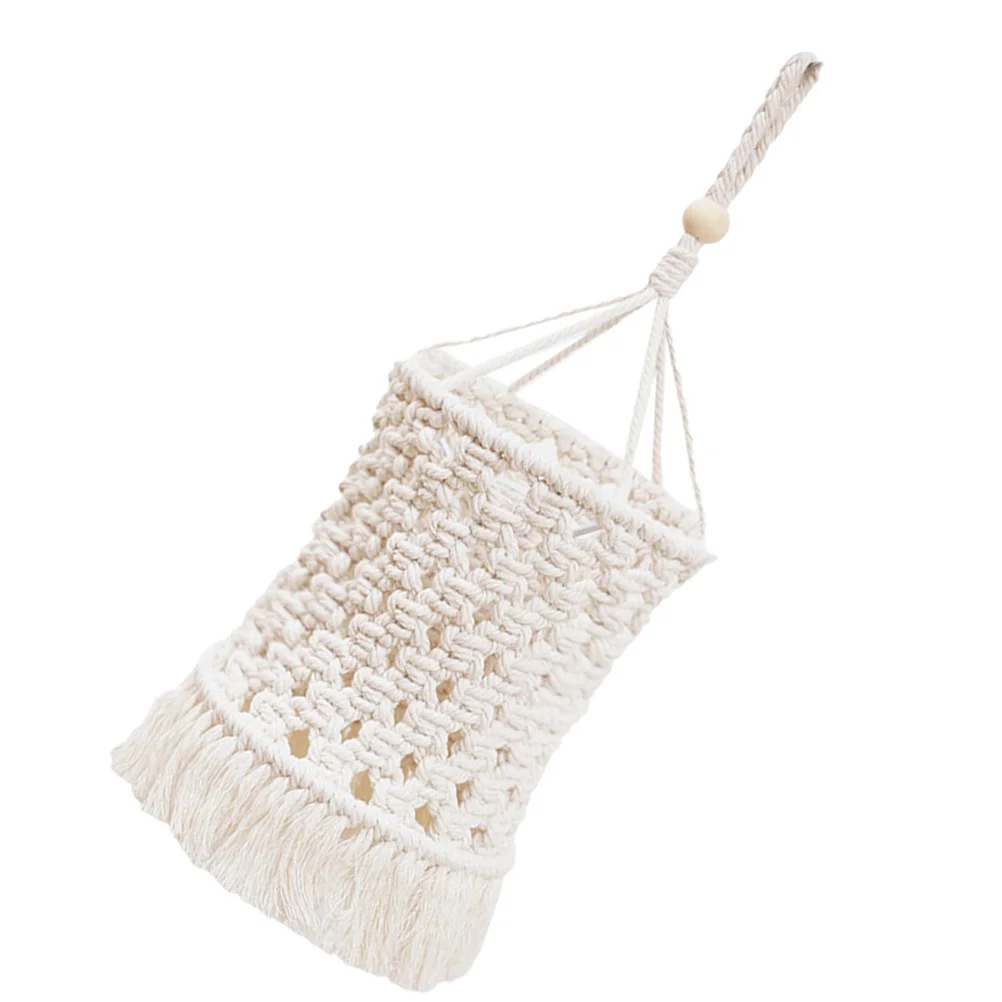 البوهيمي مكرامية عاكس الضوء المنسوجة شرابة هامش غطاء خفيف الزخرفية سهلة التركيب إزالة دائم تتلاشى مقاومة الاستخدام على المدى الطويل