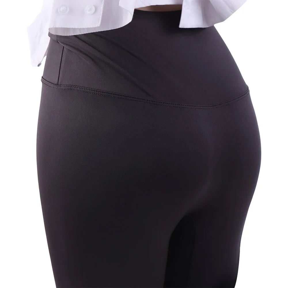 Soft High Waist Women Leggings with Pocket Seamless Tight Jogging Women's Capri Pants Slimming Elastic Shapewear Gym Fitness