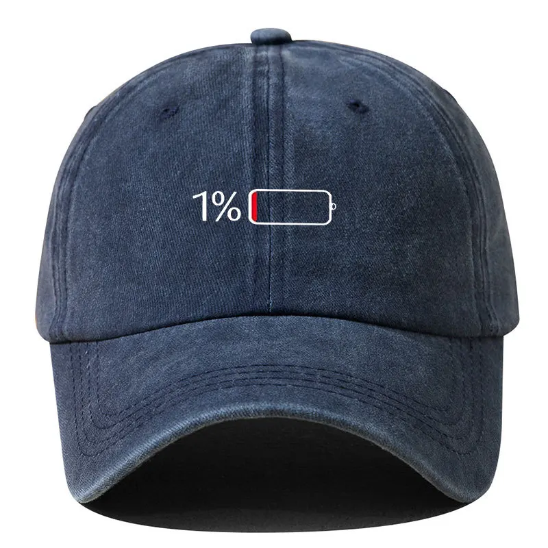 

Baseball Cap 100% Cotton Fits Men Women Washed Denim Adjustable Dad Hat