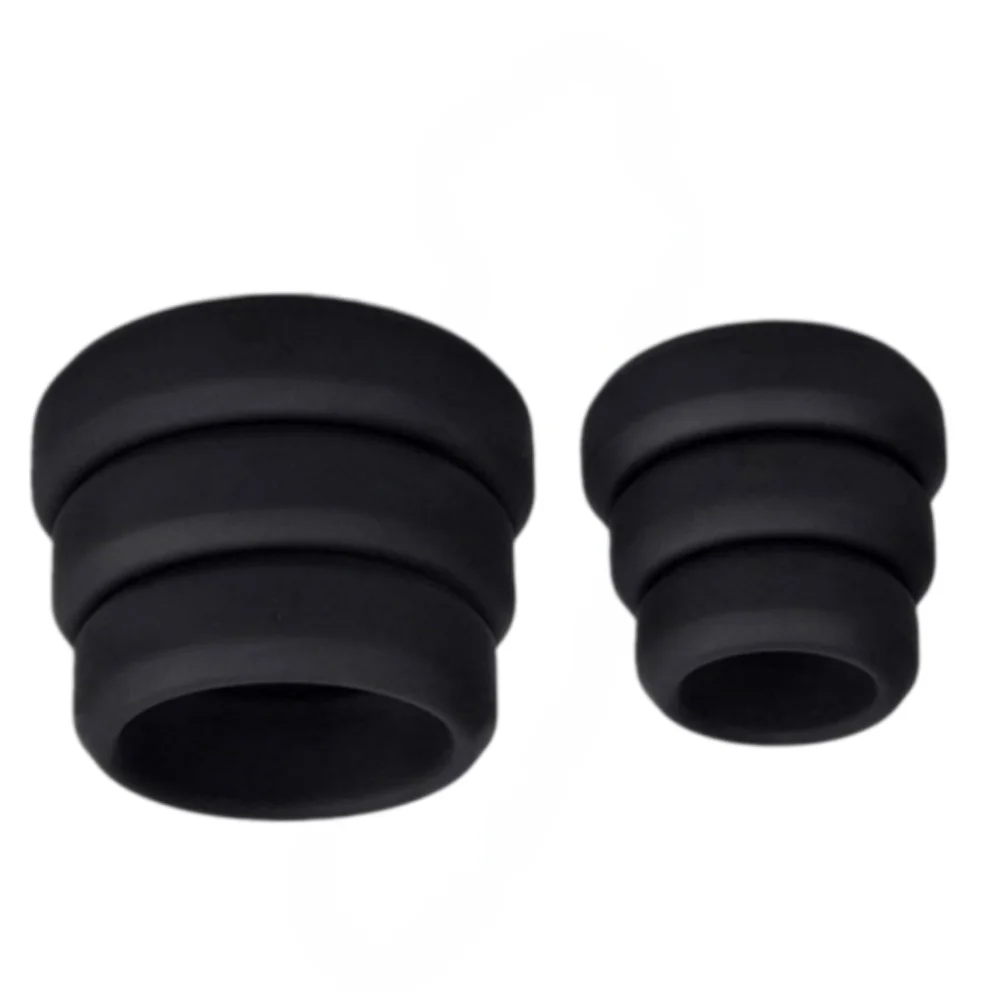 Foreskin Locking Cock Ring Silicone Beaded Penis Ring Ball Stretcher Stamina Trainer for Men