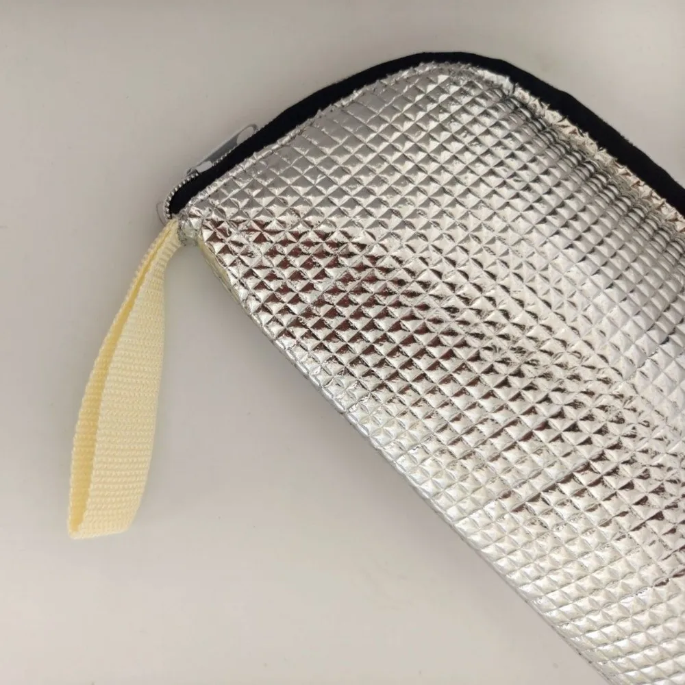Aluminum Foil Thermal Insulated Bag Insulated Lining Portable Water Bottle Bag Pouch Style Beverage Pouch For Travel Fitness