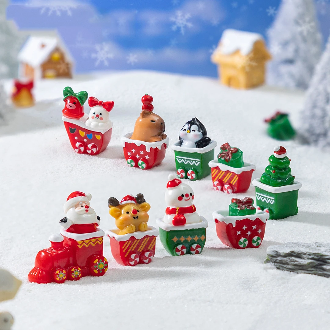 Christmas Tree Doll Colorful Mini Christmas Decorations Snowman Figurine High Quality Reindeer Ornaments For Micro Landscape New