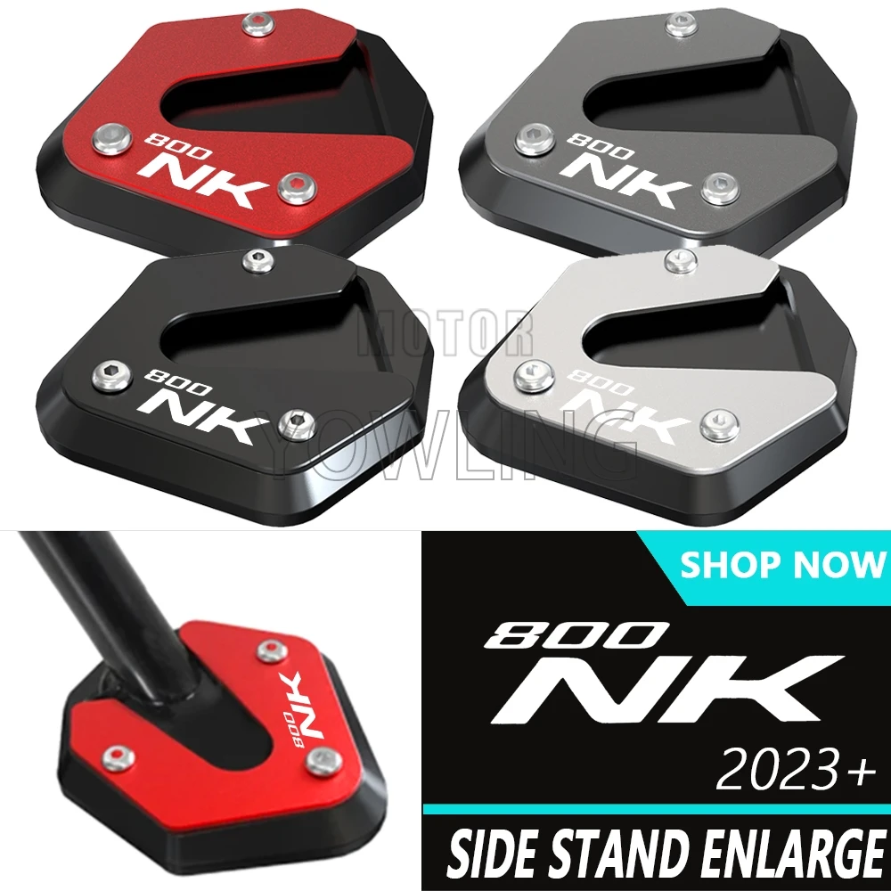 

For CFMOTO CF 800NK NK800 NK 800 NK 2023 2024 2025 2026 CNC Motorcycle Side Stand Foot Extension Pad Kickstand Enlarger Plate