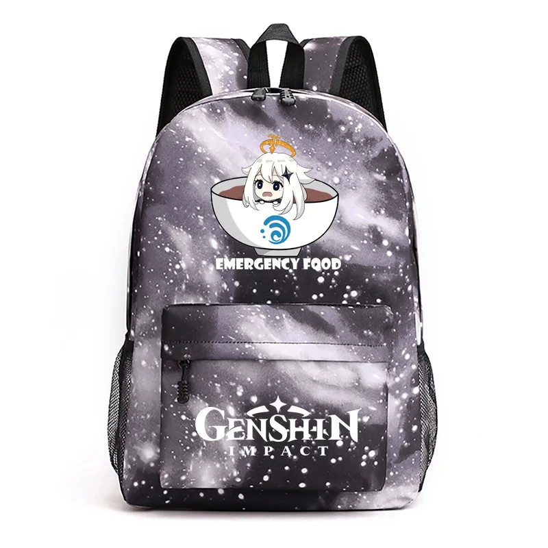 

Hip Hop Popular Cute Genshin Impact Notebook Backpacks pupil School Bags Print Oxford Waterproof Boys/Girls Laptop Backpacks